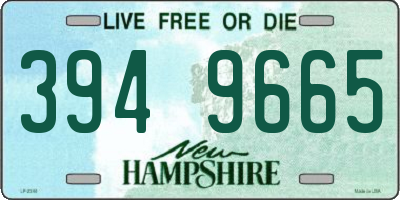 NH license plate 3949665