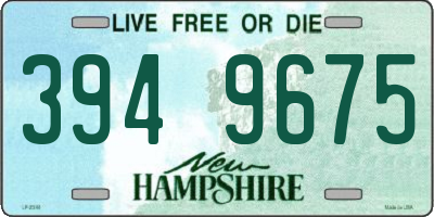 NH license plate 3949675