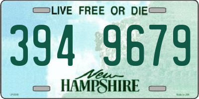 NH license plate 3949679