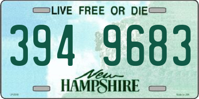 NH license plate 3949683