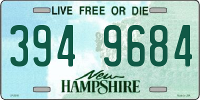 NH license plate 3949684
