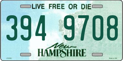 NH license plate 3949708