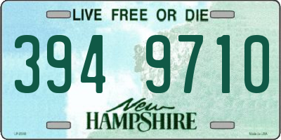 NH license plate 3949710