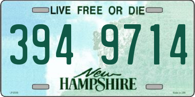 NH license plate 3949714