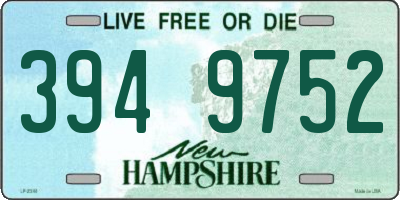 NH license plate 3949752