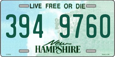 NH license plate 3949760