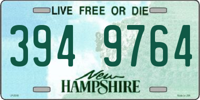 NH license plate 3949764