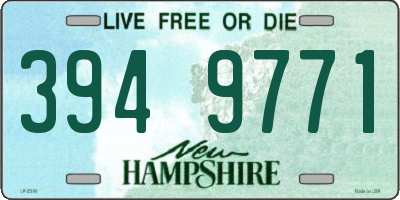 NH license plate 3949771