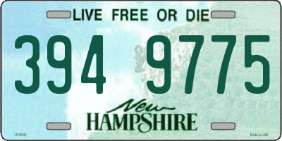 NH license plate 3949775