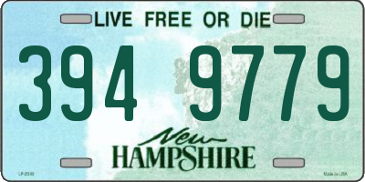 NH license plate 3949779
