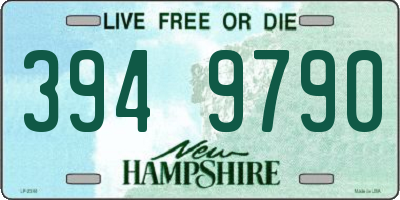 NH license plate 3949790