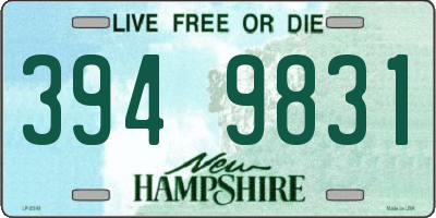 NH license plate 3949831