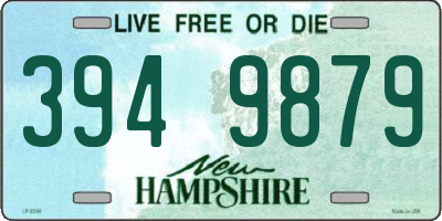 NH license plate 3949879