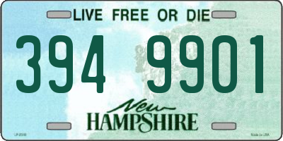 NH license plate 3949901