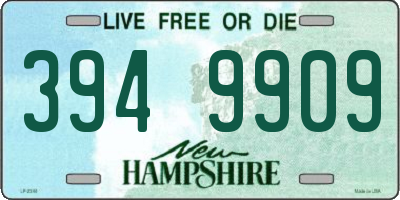 NH license plate 3949909