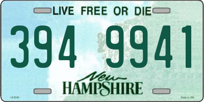 NH license plate 3949941
