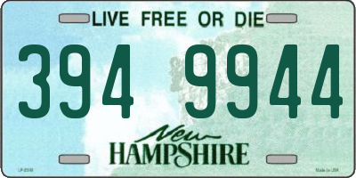 NH license plate 3949944