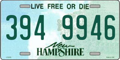 NH license plate 3949946