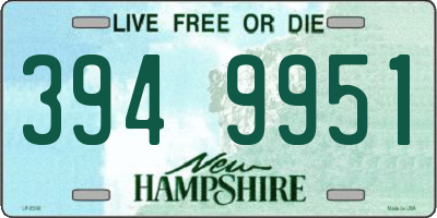 NH license plate 3949951