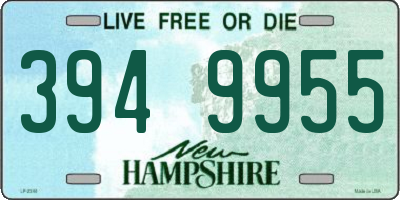 NH license plate 3949955