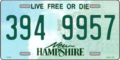 NH license plate 3949957