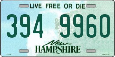 NH license plate 3949960