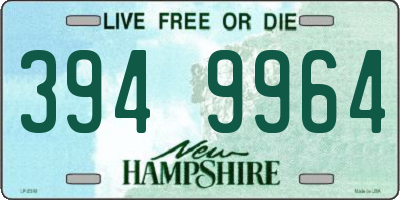 NH license plate 3949964