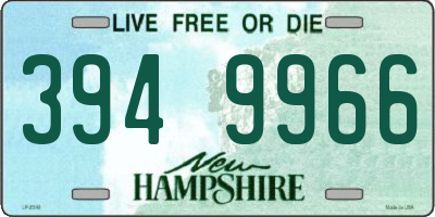 NH license plate 3949966