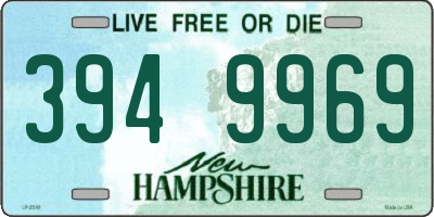 NH license plate 3949969