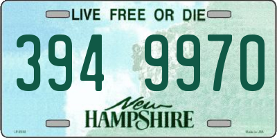 NH license plate 3949970