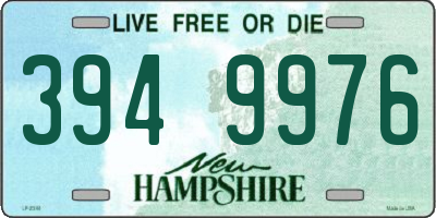 NH license plate 3949976