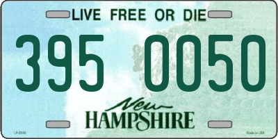 NH license plate 3950050
