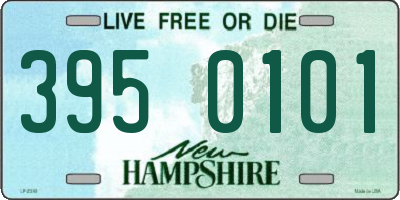 NH license plate 3950101