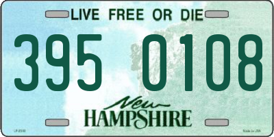 NH license plate 3950108