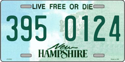 NH license plate 3950124