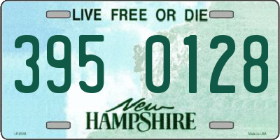 NH license plate 3950128