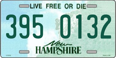 NH license plate 3950132