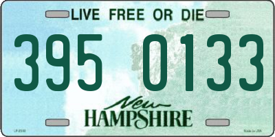 NH license plate 3950133