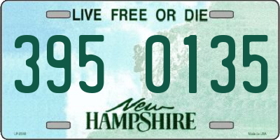 NH license plate 3950135
