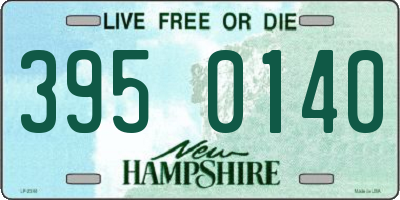 NH license plate 3950140