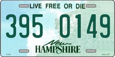 NH license plate 3950149