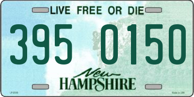 NH license plate 3950150