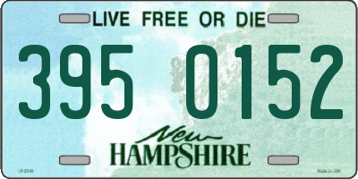 NH license plate 3950152