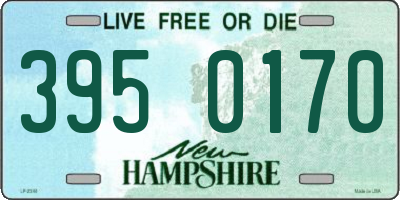 NH license plate 3950170