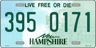 NH license plate 3950171