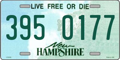 NH license plate 3950177