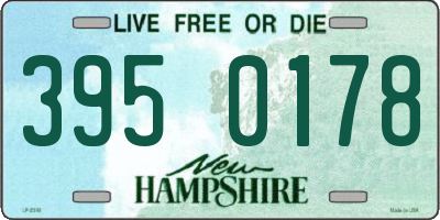 NH license plate 3950178