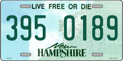 NH license plate 3950189