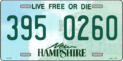 NH license plate 3950260