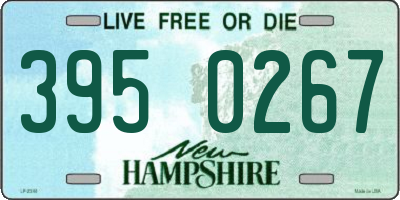 NH license plate 3950267